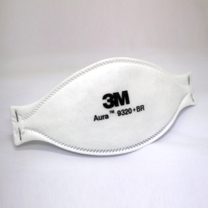Kit com 10 mascaras 3M AURA 9320 Branca PFF2 (N95)